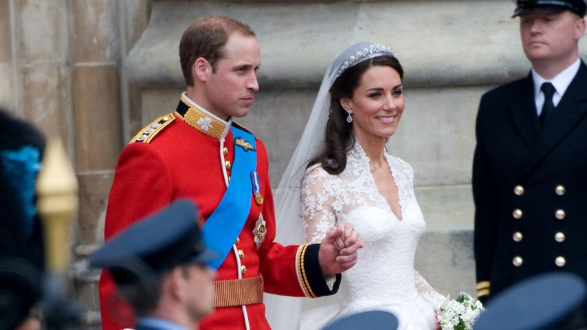 Prinz William und Herzogin Kate bei ihrer Hochzeit 2011 in London