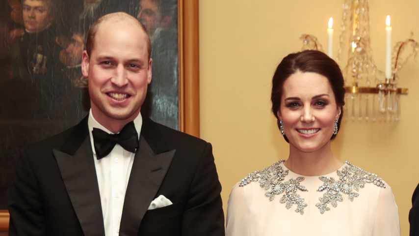 Prinz William & Herzogin Kate bei einem offiziellen Dinner im Königlichen Schloss in Oslo, Norwegen