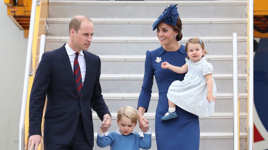 Prinz William und Herzogin Kate mit Prinz George und Prinzessin Charlotte