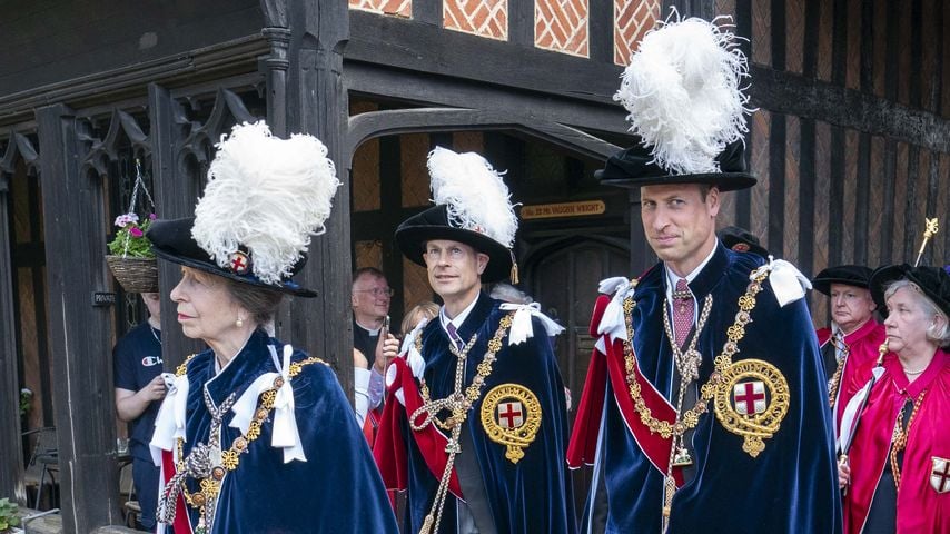 Prinzessin Anne, Prinz Edward und Prinz William