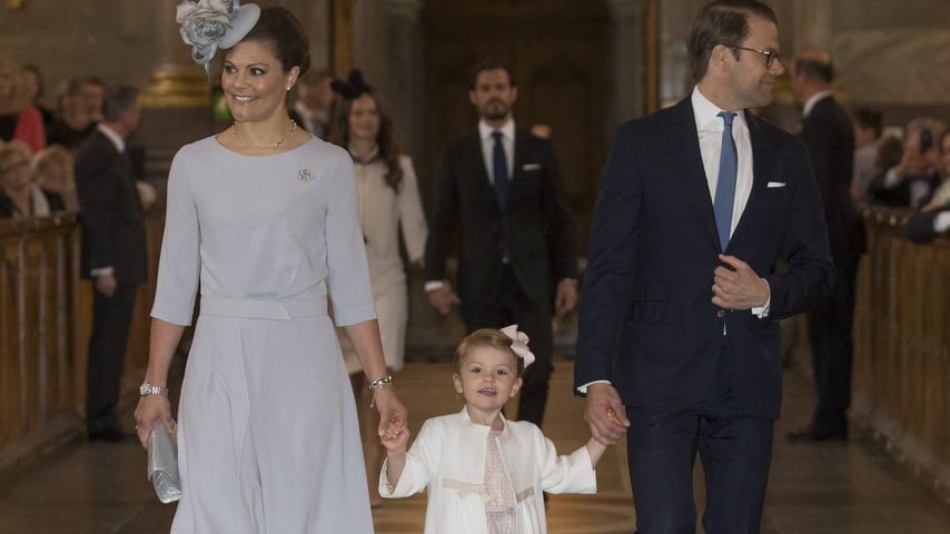 Prinzessin Estelle von Schweden, Prinzessin Victoria von Schweden und Prinz Daniel von Schweden