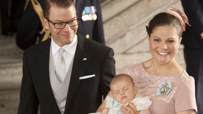 Prinzessin Estelle von Schweden, Prinzessin Victoria von Schweden und Prinz Daniel von Schweden