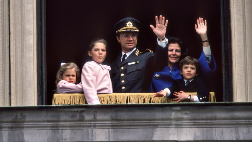 Prinz Carl Philip von Schweden, Madeleine von Schweden, Prinzessin Victoria von Schweden, Königin Si