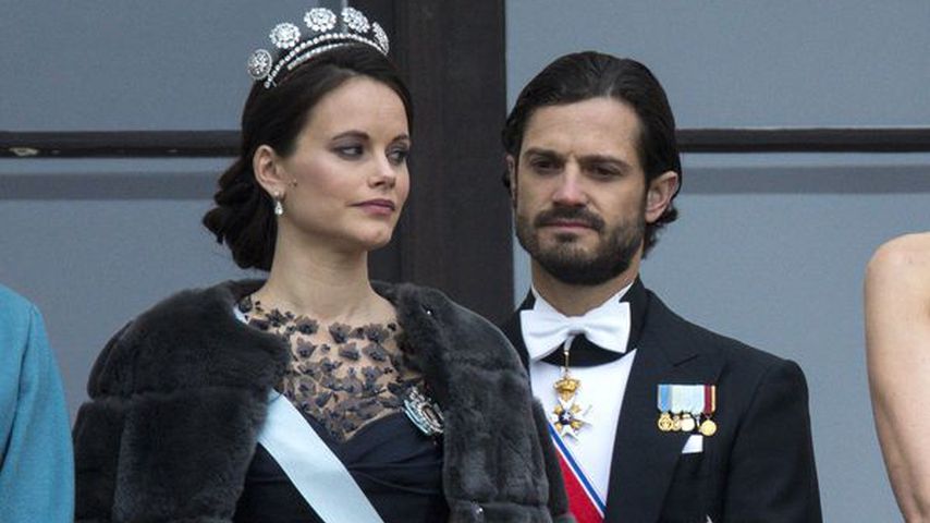 Lieber Autorennen? Prinz Carl Philip lässt sein Baby allein