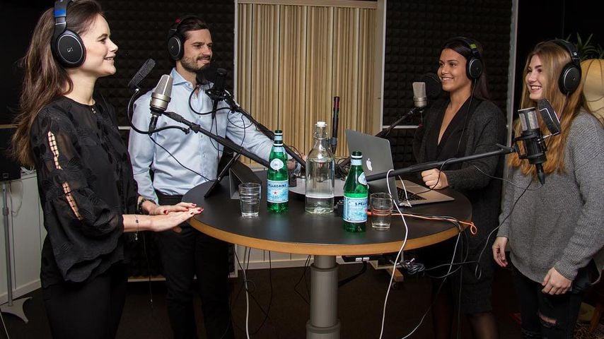 Prinzessin Sofia und Prinz Carl Philip von Schweden zu Gast bei der Podcast-Show "Jakten på likes"