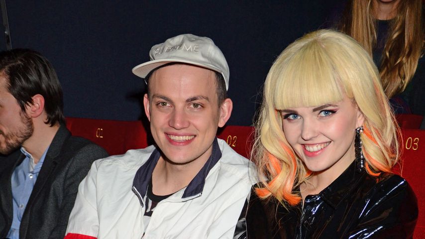 Psaiko.Dino und Bonnie Strange bei der "Zoolander 2"-Premiere