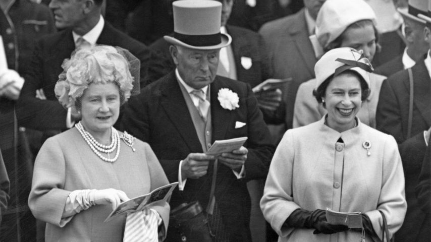 Queen Mum, Bernard Fitzalan-Howard und Queen Eleizabeth II. 1963