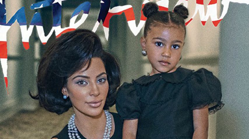 Kim Kardashian und ihre Tochter North auf dem Cover des Interview-Magazins