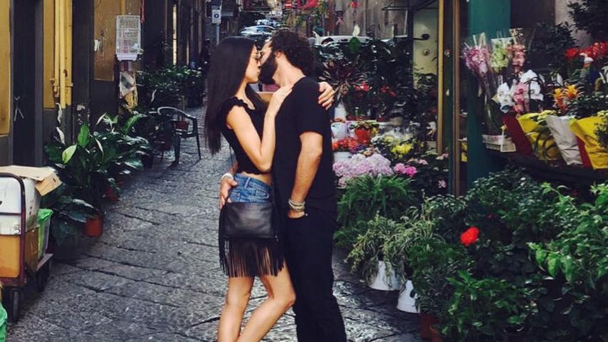 Rebecca Mir und Massimo Sinató im Urlaub in Norditalien