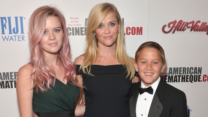 Reese Witherspoon mit ihren Kindern Ava und Deacon im Oktober 2015 in Hollywood