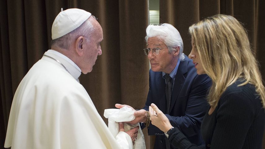 Papst Franziskus I. und Richard Gere