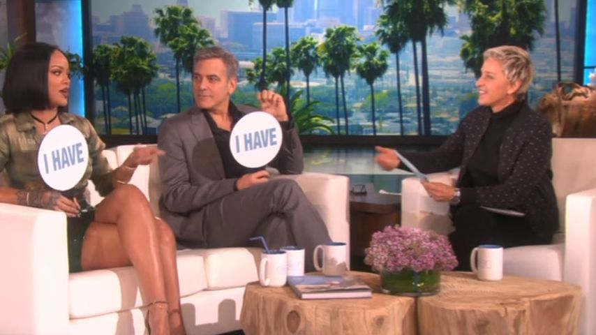 Rihanna, George Clooney und Ellen DeGeneres