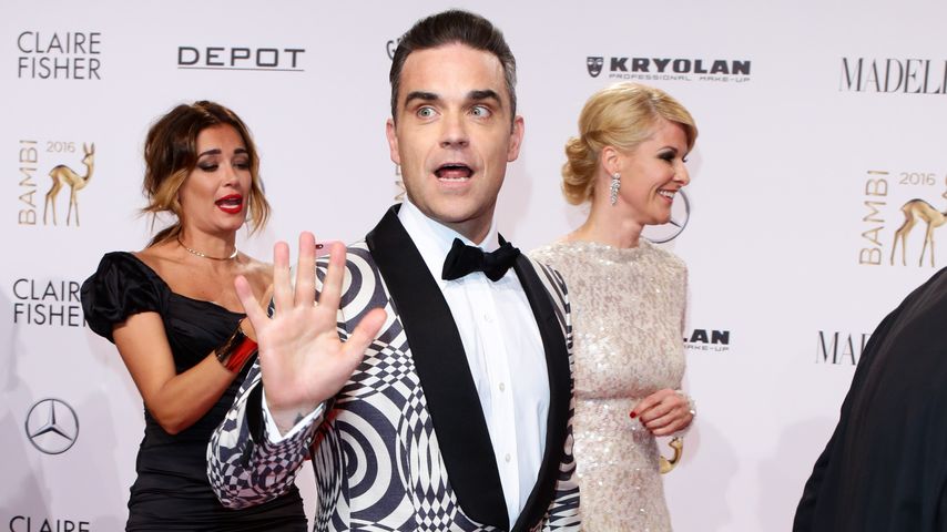 Robbie Williams auf dem Red Carpet beim 68. Bambi