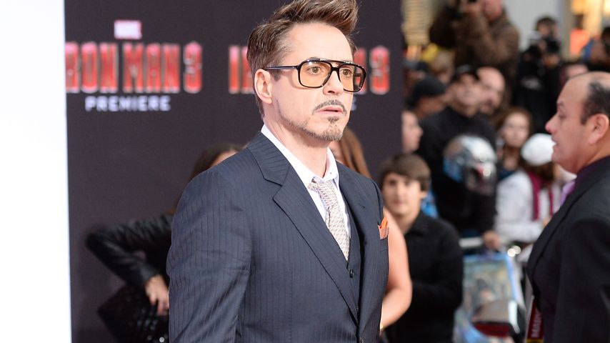 Robert Downey Junior bei der Premiere von "Iron Man 3" in Hollywood