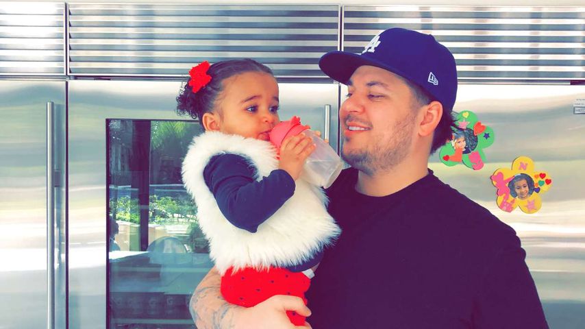 Robert Kardashian mit seiner Tochter Dream