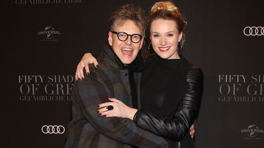 Rolf Scheider und Anna Hofbauer bei der "Fifty Shades Darker"-Premiere 2017 in Hamburg