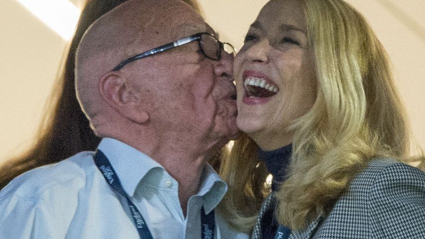 Jerry Hall und Rupert Murdoch