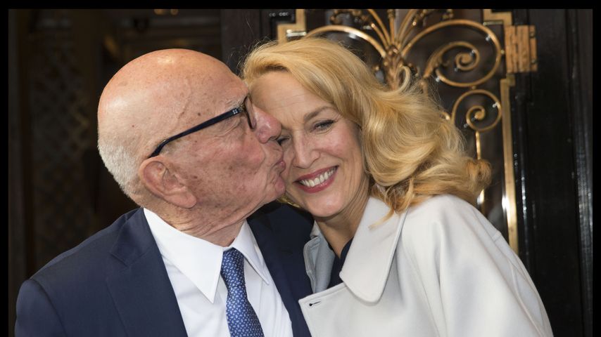 Jerry Hall und Rupert Murdoch