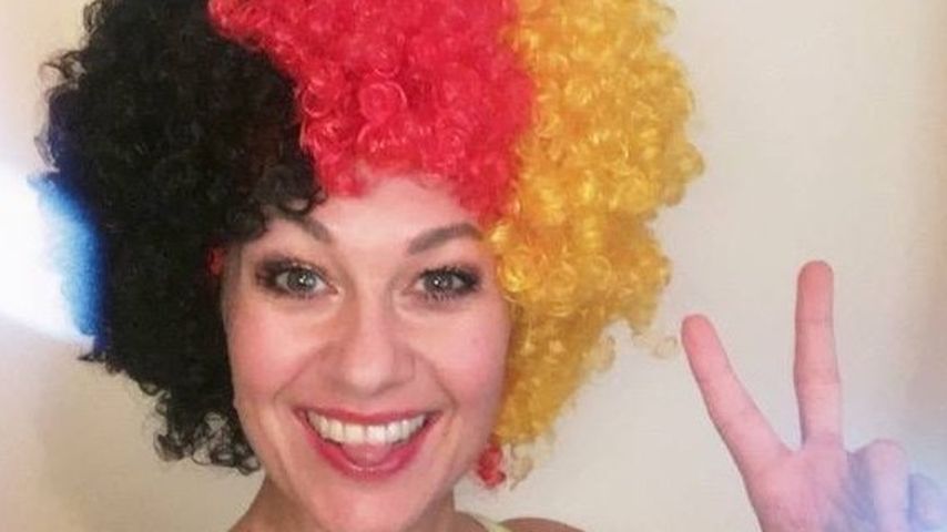 Ruth Moschner beim zweiten EM-Spiel von Deutschland 2016
