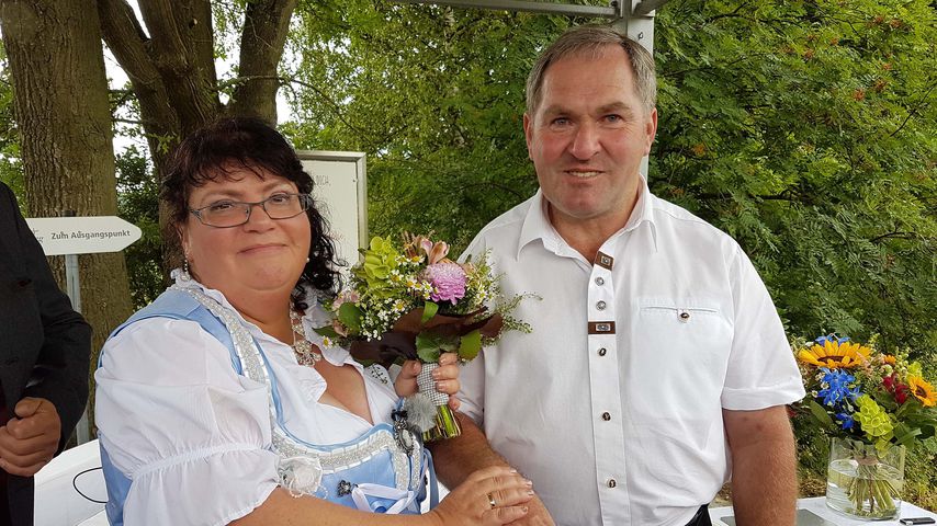 Sabine und Albert, bekannt aus "Bauer sucht Frau"