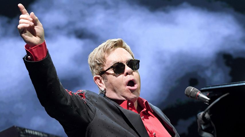 Sänger Elton John bei einem Konzert in Wien 2016