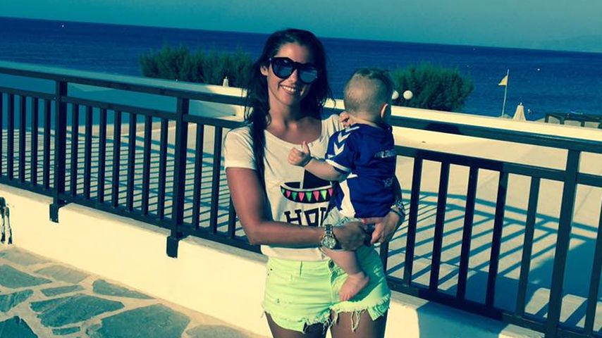 Sarah Lombardi mit Alessio auf Kreta