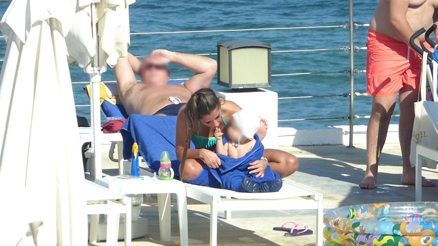 Sarah und Alessio Lombardi auf Kreta