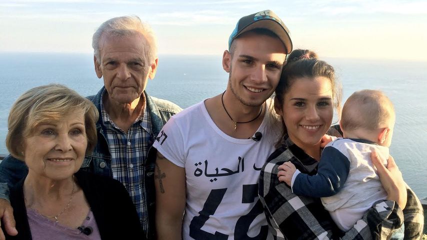 Pietro, Sarah und Alessio Lombardi im Urlaub