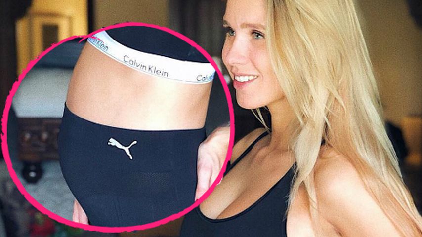 Im achten Monat: Scarlett Gartmann zeigt ihren Babybauch