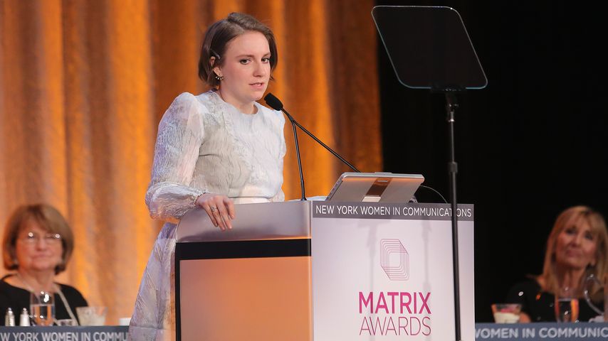 Schauspielerin Lena Dunham bei den Matrix Awards 2016 in New York City