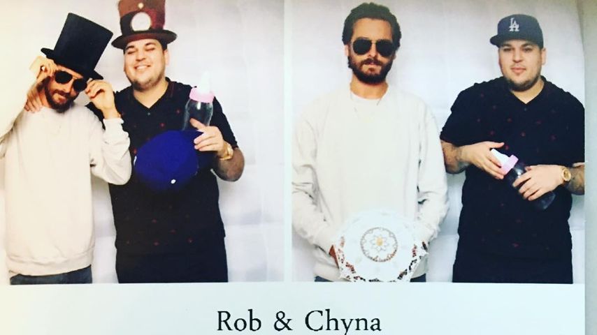 Scott Disick und Rob Kardashian an Blac Chynas Baby-Shower