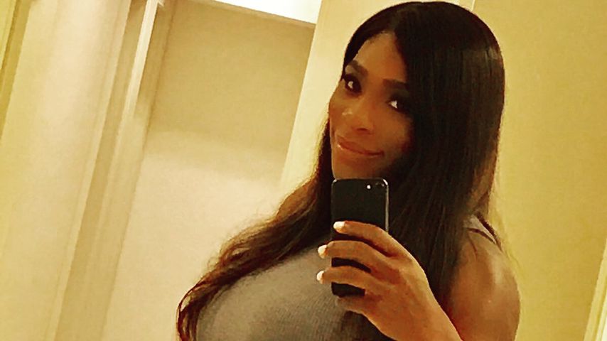 Serena Williams während ihrer Schwangerschaft
