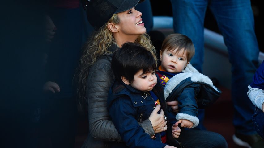 Shakira, Milan Piqué Mebarak und Sasha Piqué Mebarak