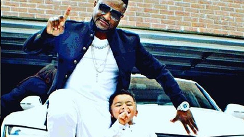 Shawty mit seinem Sohn