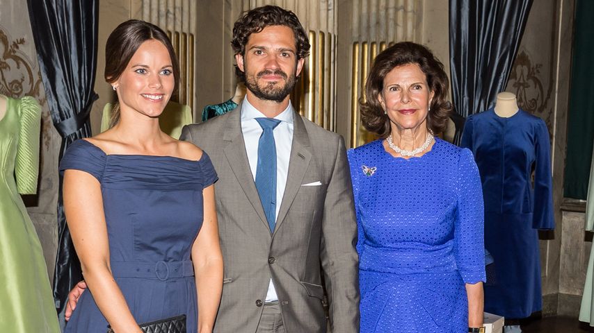 Prinz Carl Philip von Schweden, Sofia Hellqvist und Königin Silvia von Schweden