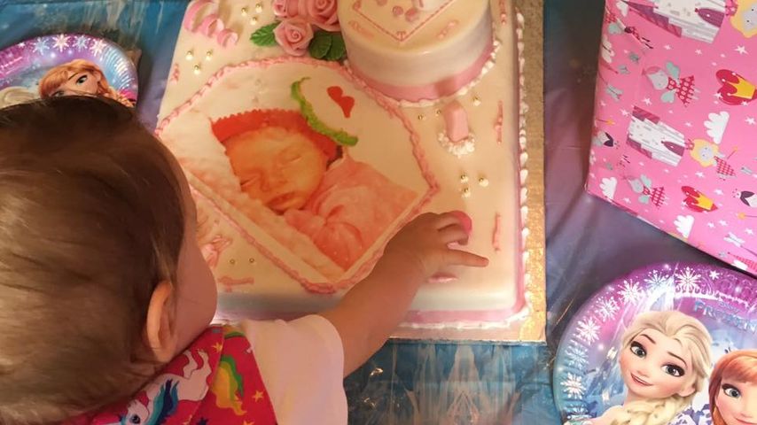 Sophia Cordalis an ihrem 1. Geburtstag