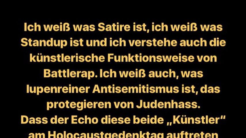 Statement von Oliver Polak zum Echo-Skandal