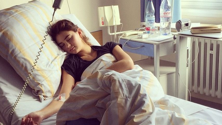 Stefanie Giesinger im Krankenhaus