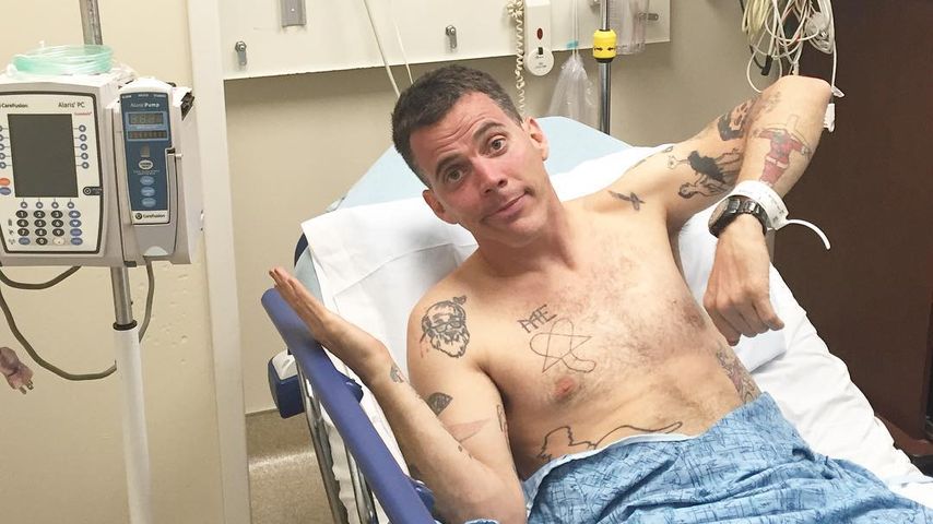 Steve-O im Krankenhausbett