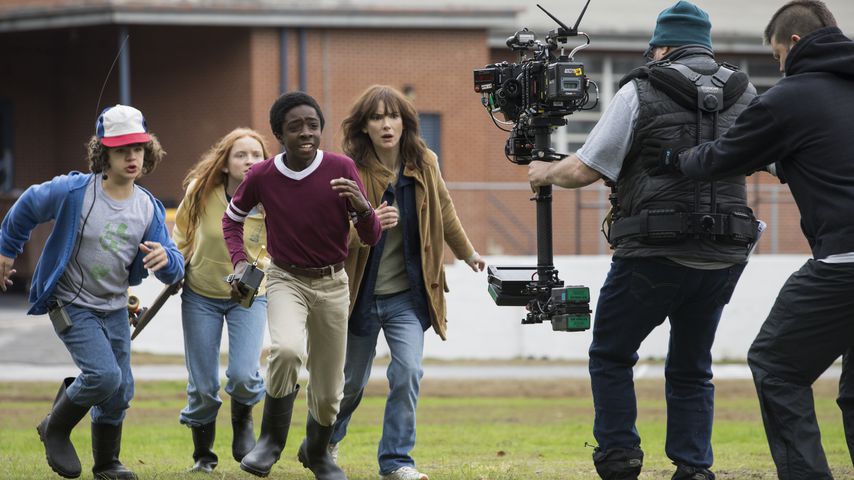 Die "Stranger Things"-Stars bei Dreharbeiten zur 2. Staffel