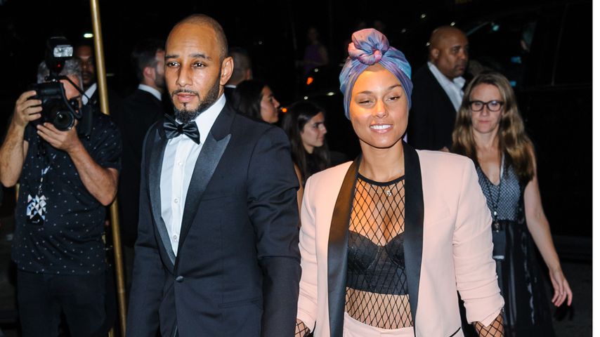 Swizz Beatz und Alicia Keys bei der "New York Fashion Week" in New York