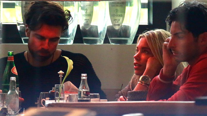 Sylvie van der Vaart, André Borchers und Samuel Deutsch