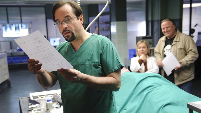 Prof. Börne, Dr. Haller und Frank Thiel aus dem WDR Tatort