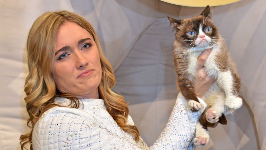 Tabatha Bundesen mit ihrer Grumpy Cat