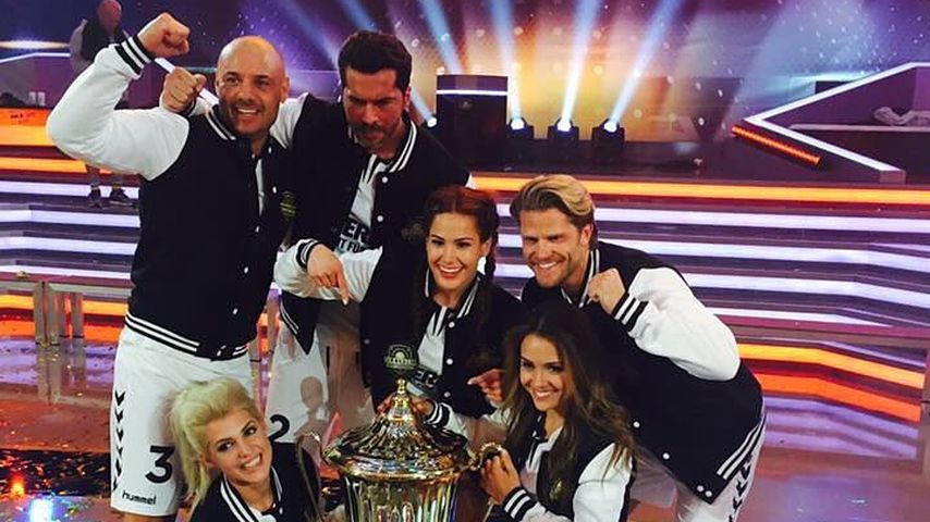 "Team Bachelor" bei der Völkerballmeisterschaft 2016