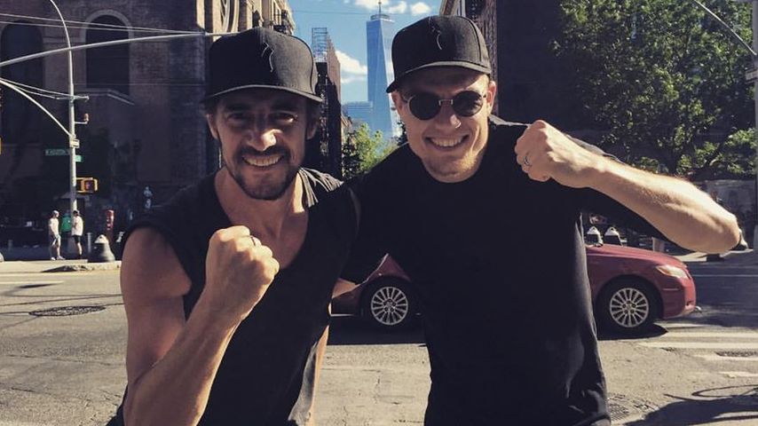 Thomas Hayo und Holger Badstuber in New York