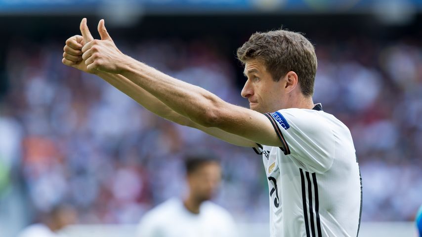 Thomas Müller beim Spiel im Achtelfinale der EM 2016