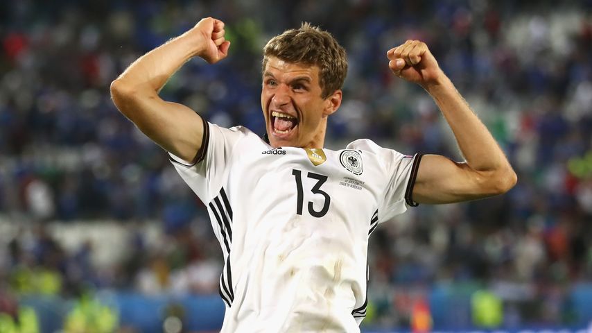 Thomas Müller beim EM-Viertelfinale Deutschland gegen Italien 2016 in Bordeaux