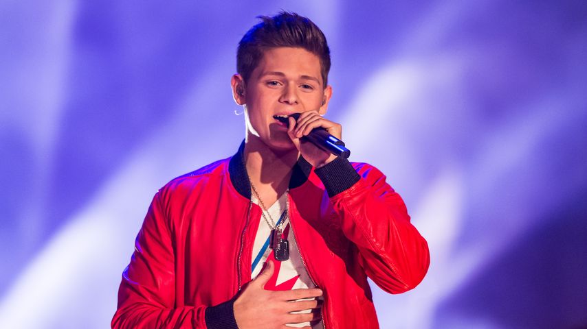 Tobias Soltau bei einer DSDS-Show