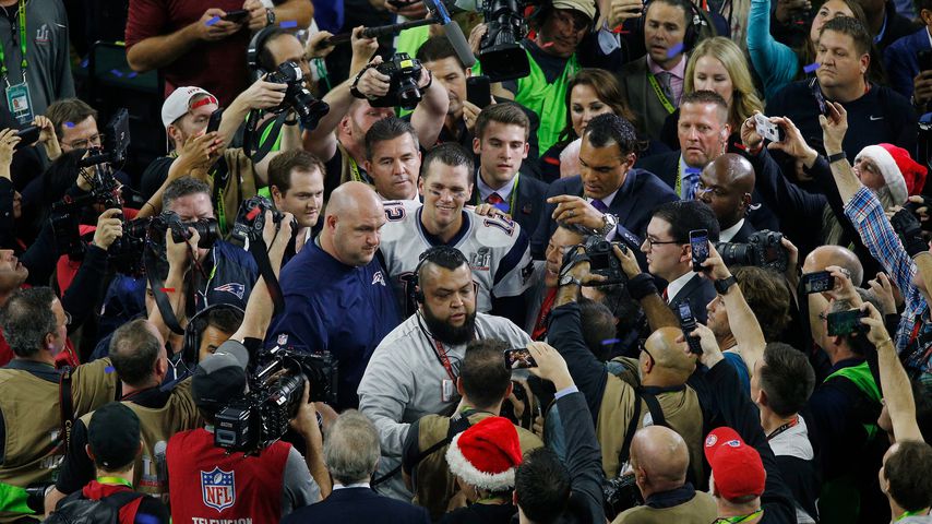 Tom Brady beim Super Bowl LI